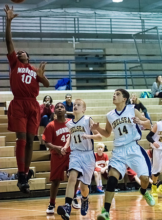 Chelsea vs. Monroe basketball 11-19-13-16