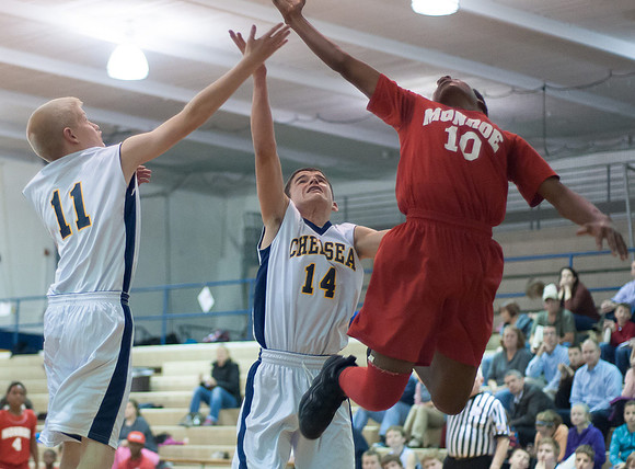 Chelsea vs. Monroe basketball 11-19-13-18